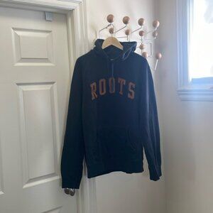 Roots Classic Varsity Cozy Hoodie Blue